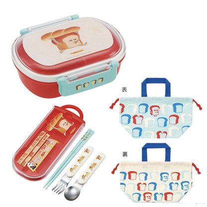 パンどろぼう 抗菌 お弁当箱  360ml / トリオ / 巾着セット