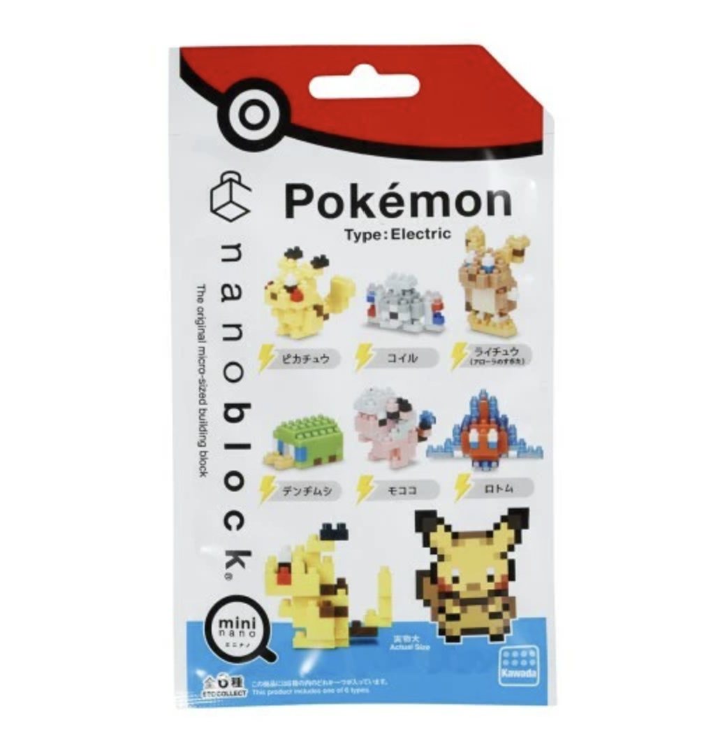 Nano Block NBMC_08S Mini Nano Pokemon Electric Type