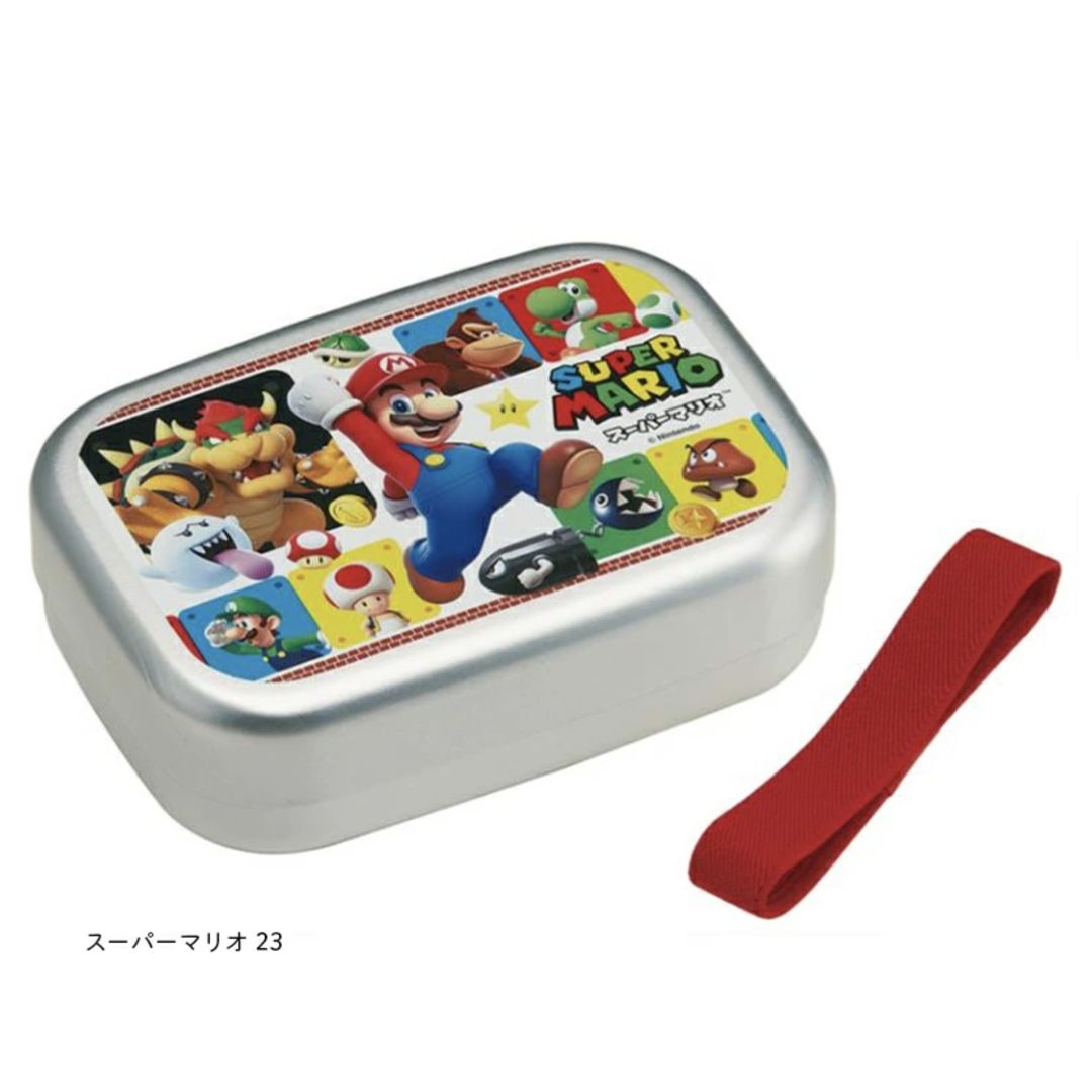 【日本製】アルミ 弁当箱 子供 370ml 中子 ベルト付き