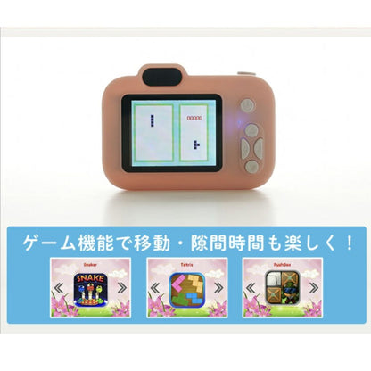 写真も動画もゲームもできる楽しいトイカメラ！
