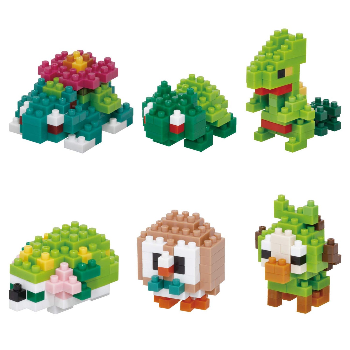 Nano Block NBMC_21S Mini Nano Pokemon Grass Type