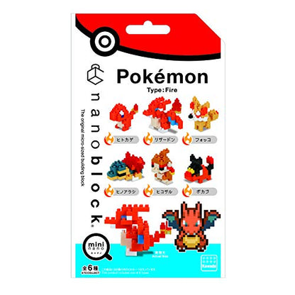 Nano Block NBMC_11 Mini Nano Pokemon Fire Type