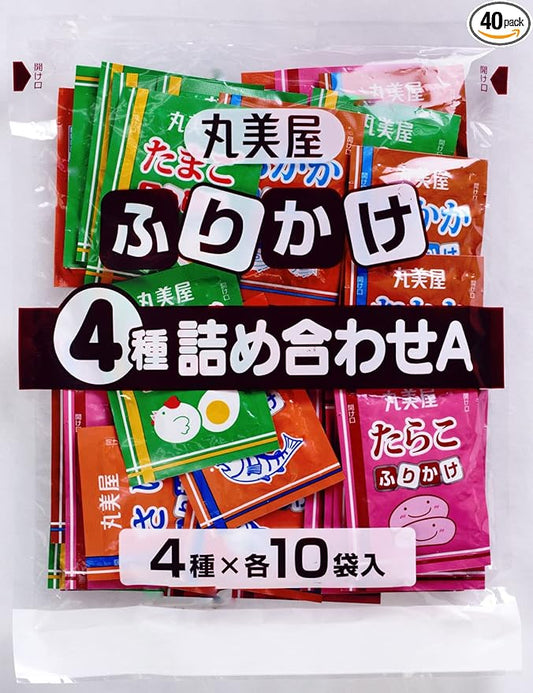 丸美屋食品工業フーズ 業務用 ふりかけ 4種 詰め合わせA (2.5g×40食入)